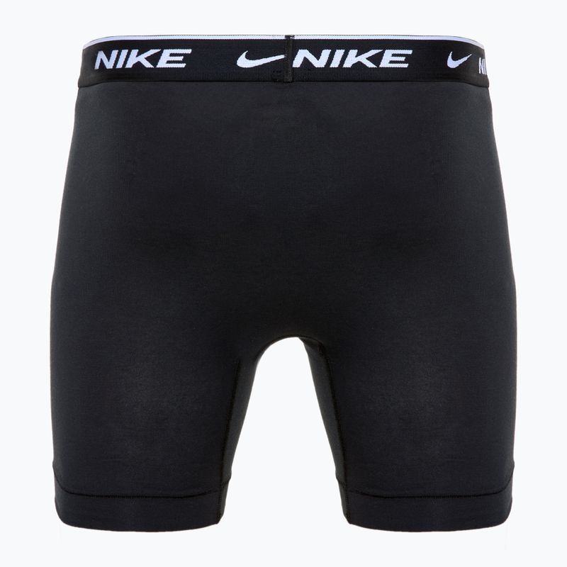 Vyriškos trumpikės Nike Everyday Cotton Stretch 3 poros black/gold/black 5