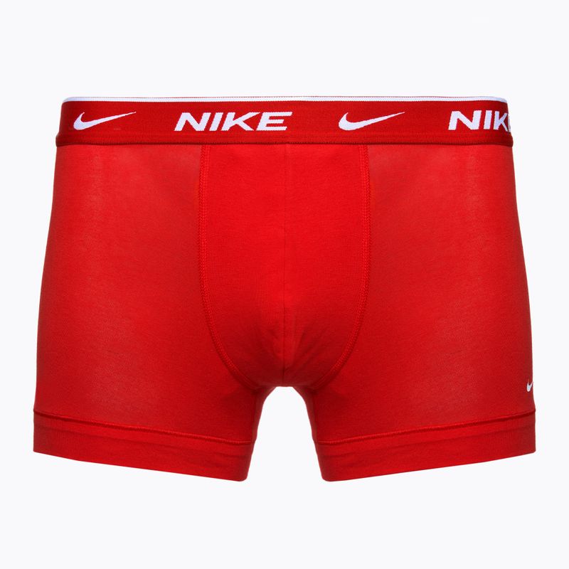 Vyriškos trumpikės Nike Everyday Cotton Stretch Trunk 3 poros team orange/uni red/black 3