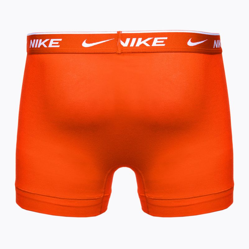 Vyriškos trumpikės Nike Everyday Cotton Stretch Trunk 3 poros team orange/uni red/black 5