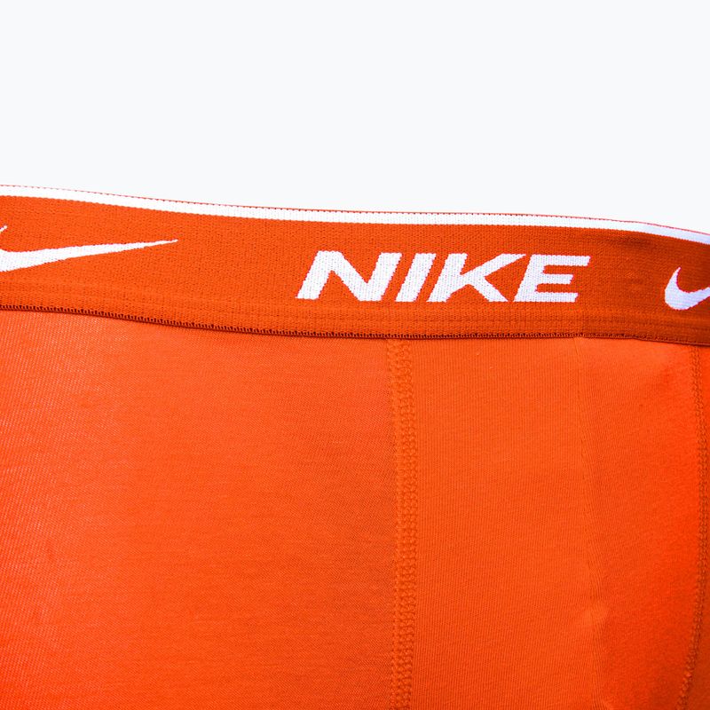 Vyriškos trumpikės Nike Everyday Cotton Stretch Trunk 3 poros team orange/uni red/black 6