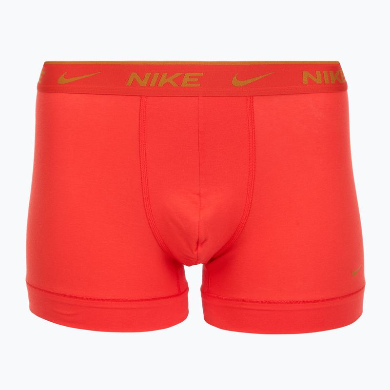 Vyriškos trumpikės Nike Everyday Cotton Stretch Trunk 3 poros light crimson/midnight navy/black 2