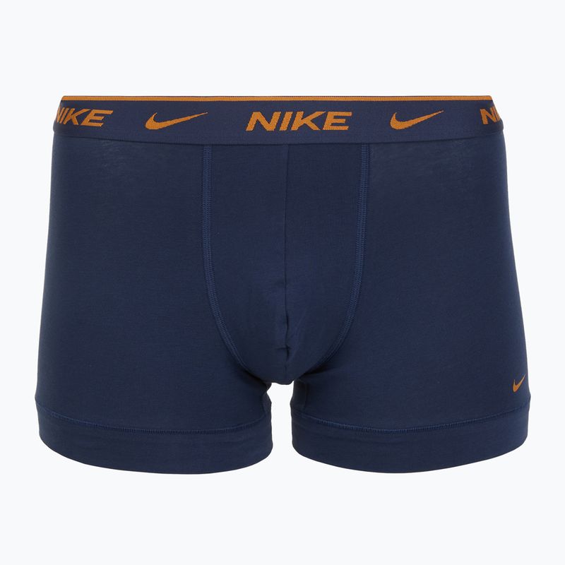 Vyriškos trumpikės Nike Everyday Cotton Stretch Trunk 3 poros light crimson/midnight navy/black 3