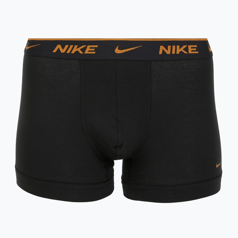 Vyriškos trumpikės Nike Everyday Cotton Stretch Trunk 3 poros light crimson/midnight navy/black 4