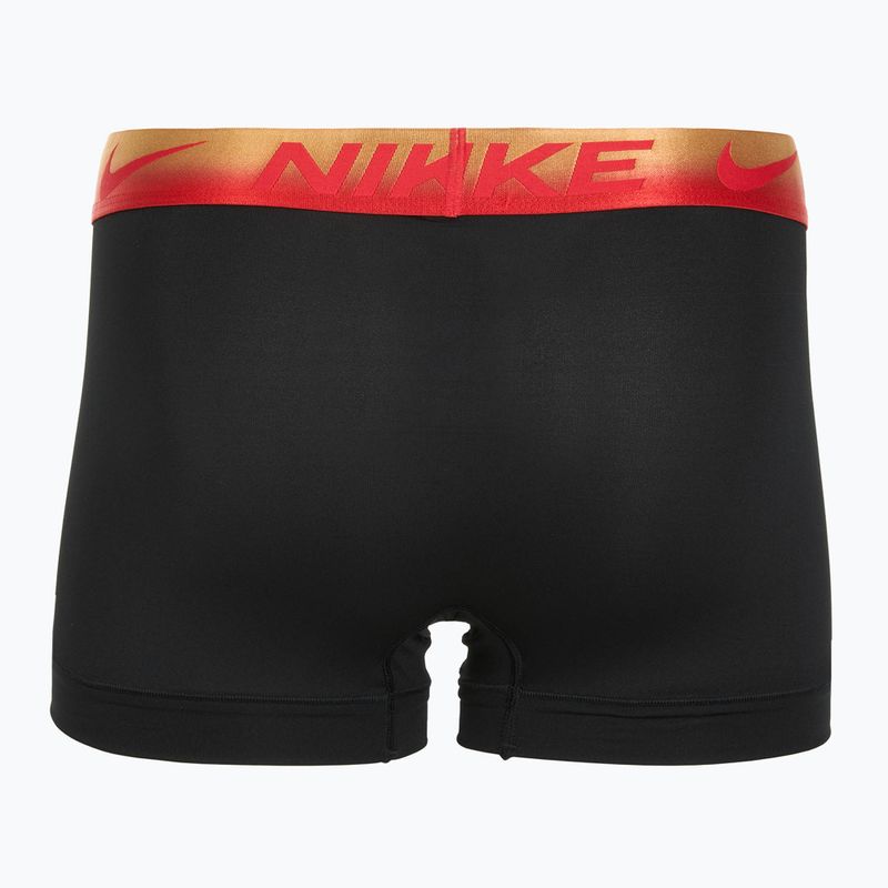 Vyriškos trumpikės Nike Dri-Fit Essential Micro Trunk 3 poros blk/uni red/blk/uni red metallic gradient wb 5