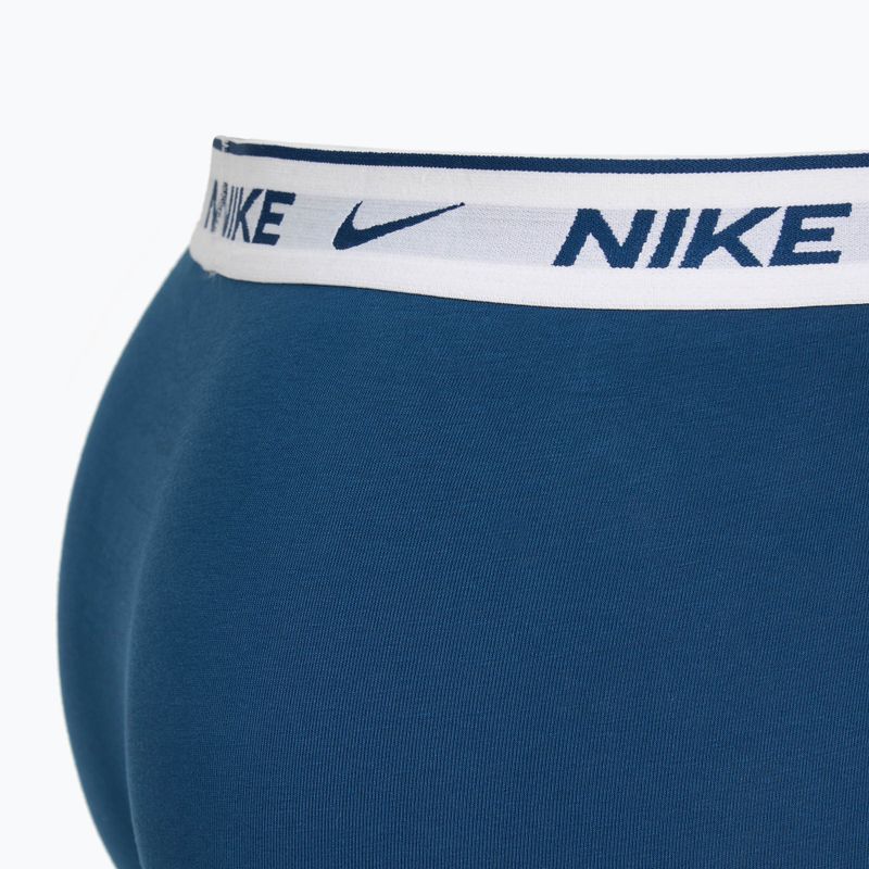 Vyriškos trumpikės Nike Everyday Cotton Stretch Trunk 3 poros light armry blue/blue force/white waistband 4