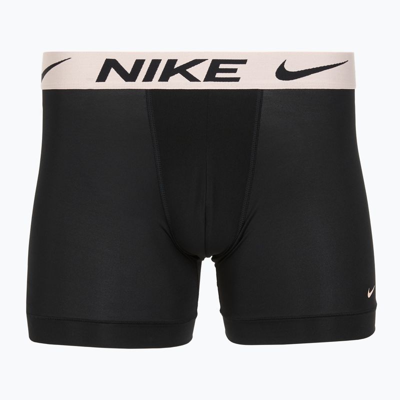 Vyriškos trumpikės Nike Dri-Fit Essential Micro Boxer Brief 3 poros blk washed coral/olive aura/abrtract blue edge wb 2