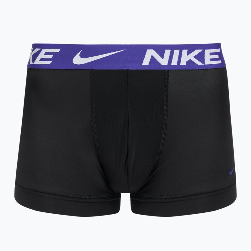 Vyriškos trumpikės Nike Dri-Fit Essential Micro Trunk 3 poros black university gold/deep night/dark team red wb 4