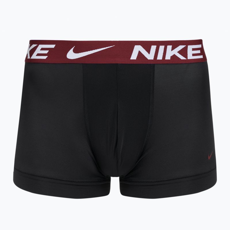 Vyriškos trumpikės Nike Dri-Fit Essential Micro Trunk 3 poros black university gold/deep night/dark team red wb 5