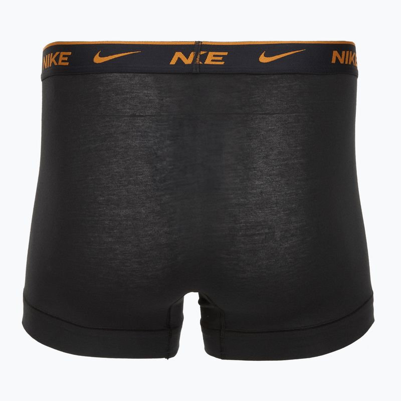 Vyriškos trumpikės Nike Everyday Cotton Stretch Trunk 3 poros black lig crim/des och/deep night logo waistband 5