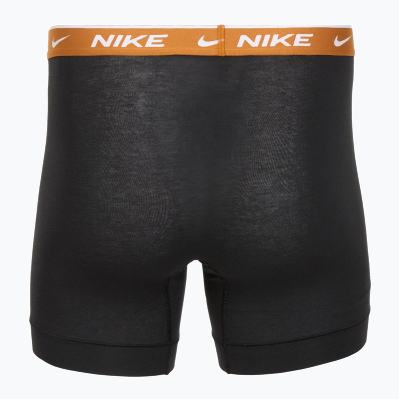 Vyriškos trumpikės Nike Everyday Cotton Stretch 3 poros black light crimsn/desrt ochre/black waistband 5