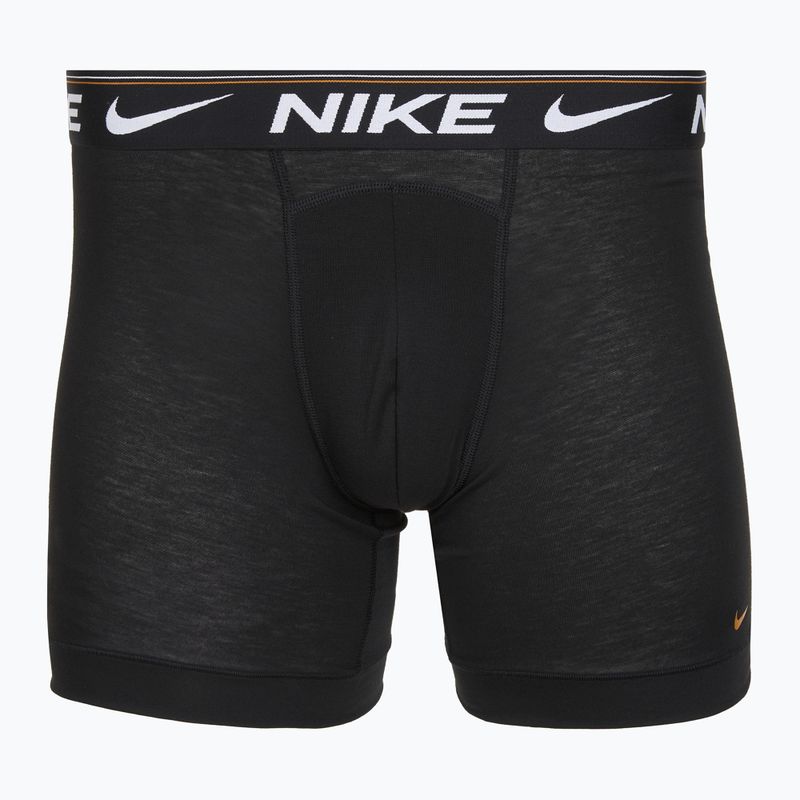 Vyriškos trumpikės Nike Dri-FIT Ultra Comfort 3 poros black evrgreen aura/deep night/black waistband 4