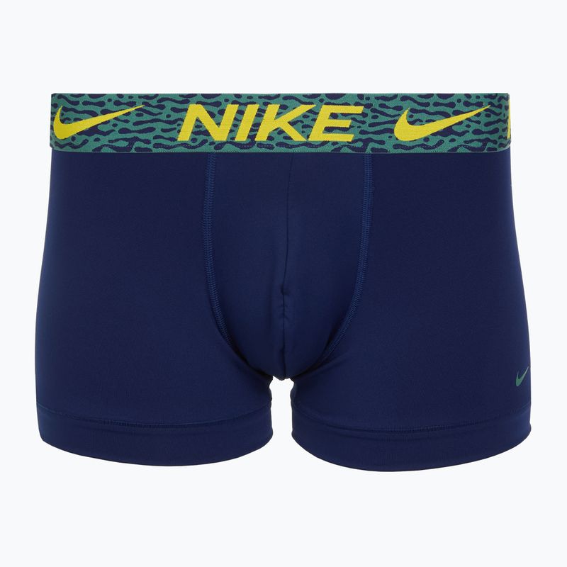 Vyriškos trumpikės Nike Dri-Fit Essential Micro Trunk 3 poros blu void/lgh crim/brht citron/evergrn aura/abst wb 2