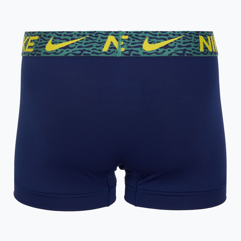 Vyriškos trumpikės Nike Dri-Fit Essential Micro Trunk 3 poros blu void/lgh crim/brht citron/evergrn aura/abst wb 5