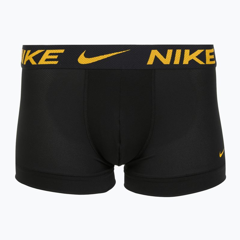Vyriškos trumpikės Nike Dri-FIT Cotton Trunk 3 poros deep night/university gold/green shock 4
