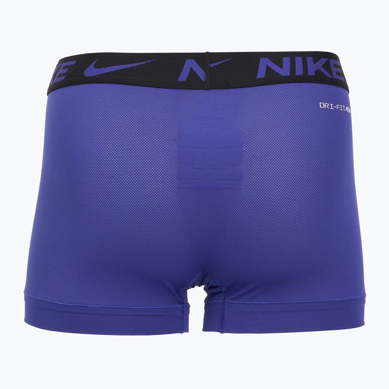 Vyriškos trumpikės Nike Dri-FIT Cotton Trunk 3 poros deep night/university gold/green shock 5