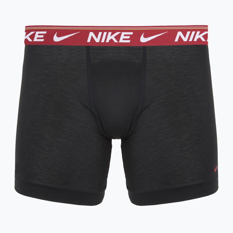 Vyriškos trumpikės Nike Dri-FIT Ultra Comfort 3 pairs black/team crimson/dark raisin/black 2