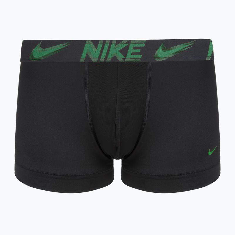 Vyriškos trumpikės Nike Dri-Fit Essential Micro Trunk 3 pairs black/game royal/malachite/un gold/zoom wb 5