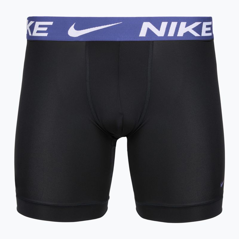 Vyriškos trumpikės Nike Essential Micro 3 pairs black/sapphire/wolf grey/team crimson 2