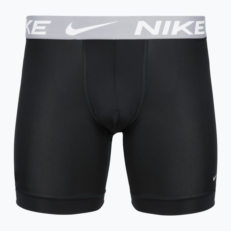 Vyriškos trumpikės Nike Essential Micro 3 pairs black/sapphire/wolf grey/team crimson 5
