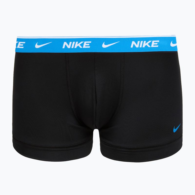 Vyriškos trumpikės Nike Cotton Stretch Trunk 3 pack open black 2