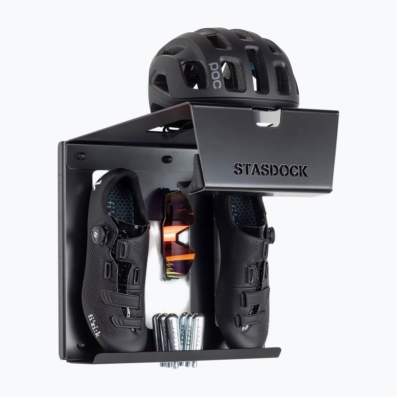 Prie sienos tvirtinamas dviračių laikiklis STASDOCK Bike Hanger happy black 2