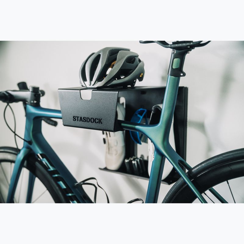 Prie sienos tvirtinamas dviračių laikiklis STASDOCK Bike Hanger happy black 7