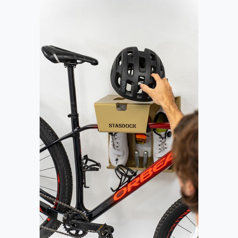 Prie sienos tvirtinamas dviračių laikiklis STASDOCK Bike Hanger new gold 4