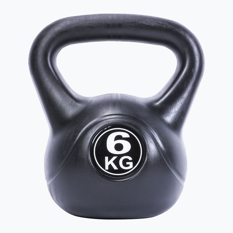 Kettlebell 6 kg Pure2Improve juodas P2I202090