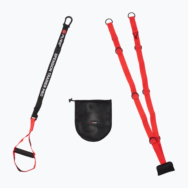 Pure2Improve Suspension Trainer Pro diržai raudona/juoda 2214 2