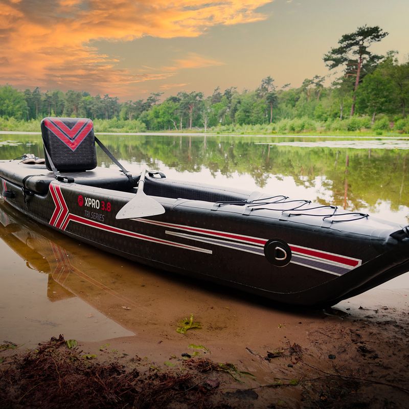 Pure4Fun Dual Purpose 1 asmens hibridinė baidarė/SUP juoda P4F160040 19