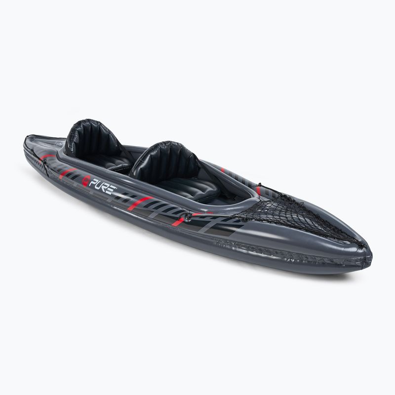Pure4Fun XPRO Kayak 3.0 pilka aukšto slėgio pripučiama baidarė 2 asmenims P4F150130 5