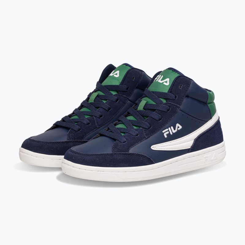 Vaikiški batai FILA Crew Mid fila navy/verdant green