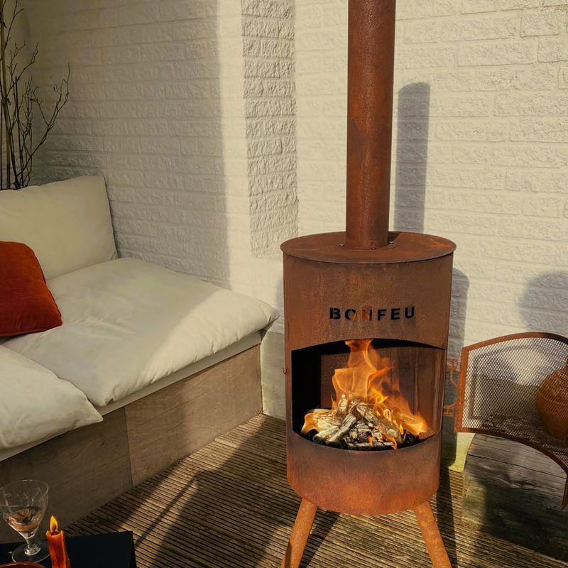 Lauko židinys BonFeu BonTon corten 2