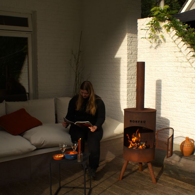 Lauko židinys BonFeu BonTon corten 3