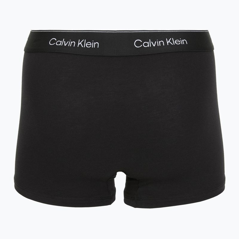 Trumpikės Calvin Klein LV00NB4393 Trunk 5 poros black/dyed to match/white 3