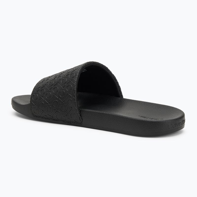 Vyriškos šlepetės Calvin Klein HM0HM01968 Pool Slide Mono Triple Black 3