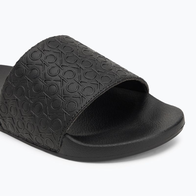 Vyriškos šlepetės Calvin Klein HM0HM01968 Pool Slide Mono Triple Black 7