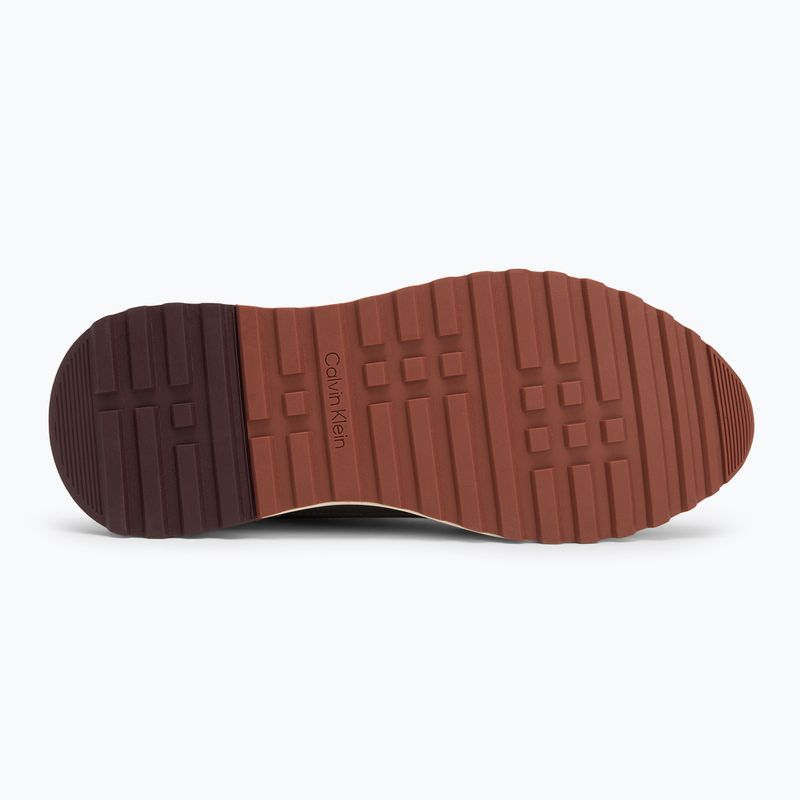 Vyriški batai Calvin Klein HM0HM01714 Low Top Lace Up Repreve Mix Silver Mink/Vineyard Wine 4