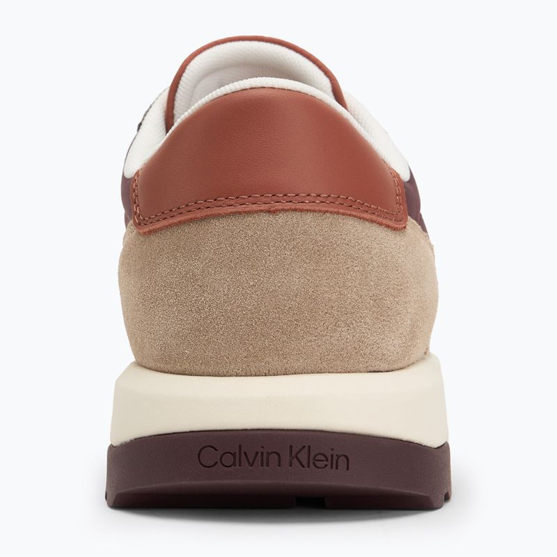 Vyriški batai Calvin Klein HM0HM01714 Low Top Lace Up Repreve Mix Silver Mink/Vineyard Wine 6