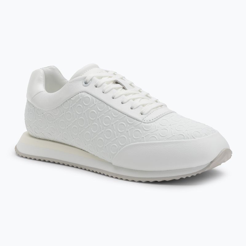 Moteriški batai Calvin Klein HW0HW02574 Runner Lace Up Mono Pu Triple Bright White