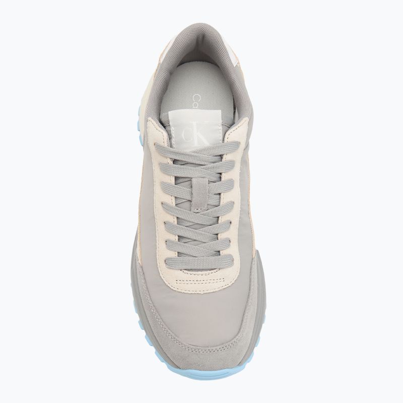 Moteriški batai Calvin Klein YW0YW01852 Hike Runner Mg Nylon Mix formal gray/eggsshell creamy/white 5