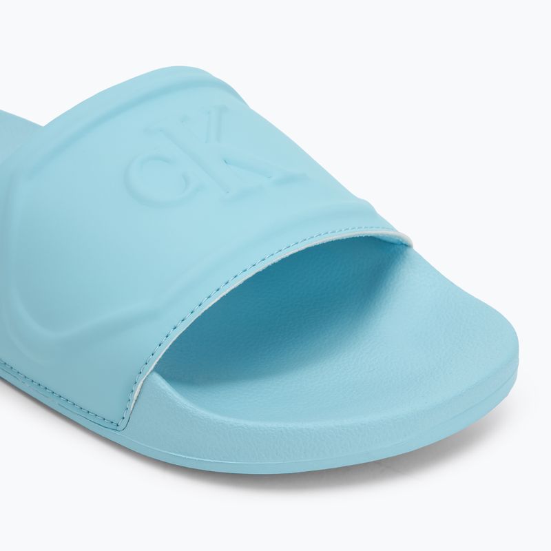 Moteriškos šlepetės Calvin Klein YW0YW01879 Pu Hf Mg blue danube 7