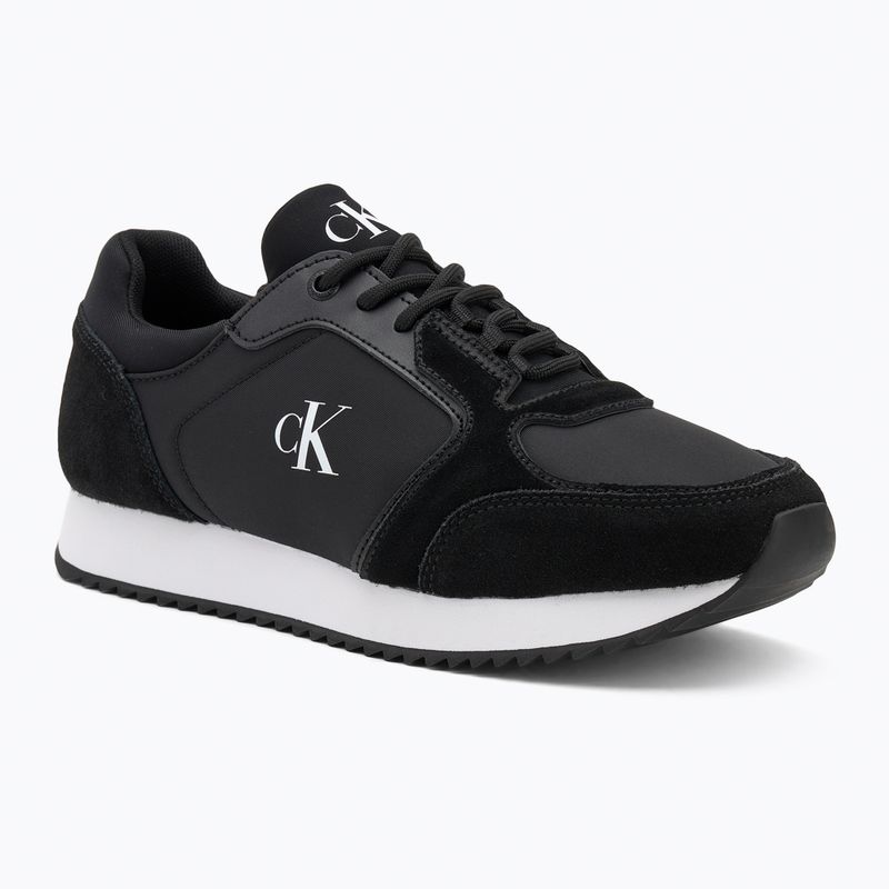 Moteriški batai Calvin Klein YW0YW01644 Runner Laceup Sock Mg Nylon Mix black