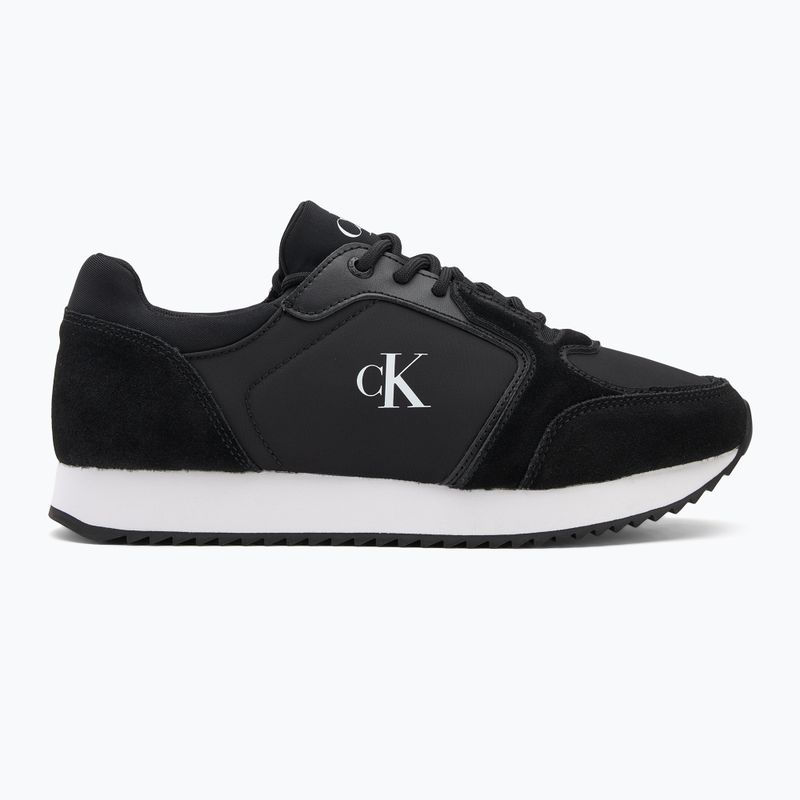 Moteriški batai Calvin Klein YW0YW01644 Runner Laceup Sock Mg Nylon Mix black 2