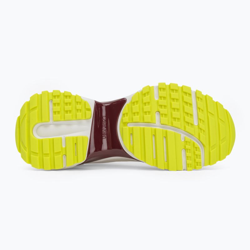 Moteriški batai Calvin Klein YW0YW01856 Hike Runner Mg Tech Knit bright white wild lime/andora 4