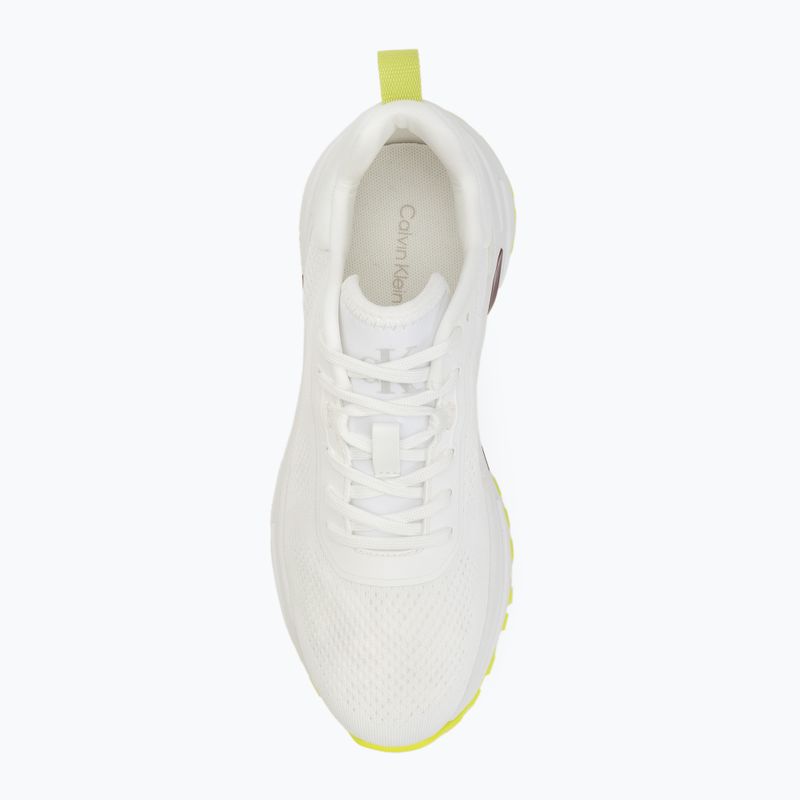 Moteriški batai Calvin Klein YW0YW01856 Hike Runner Mg Tech Knit bright white wild lime/andora 5