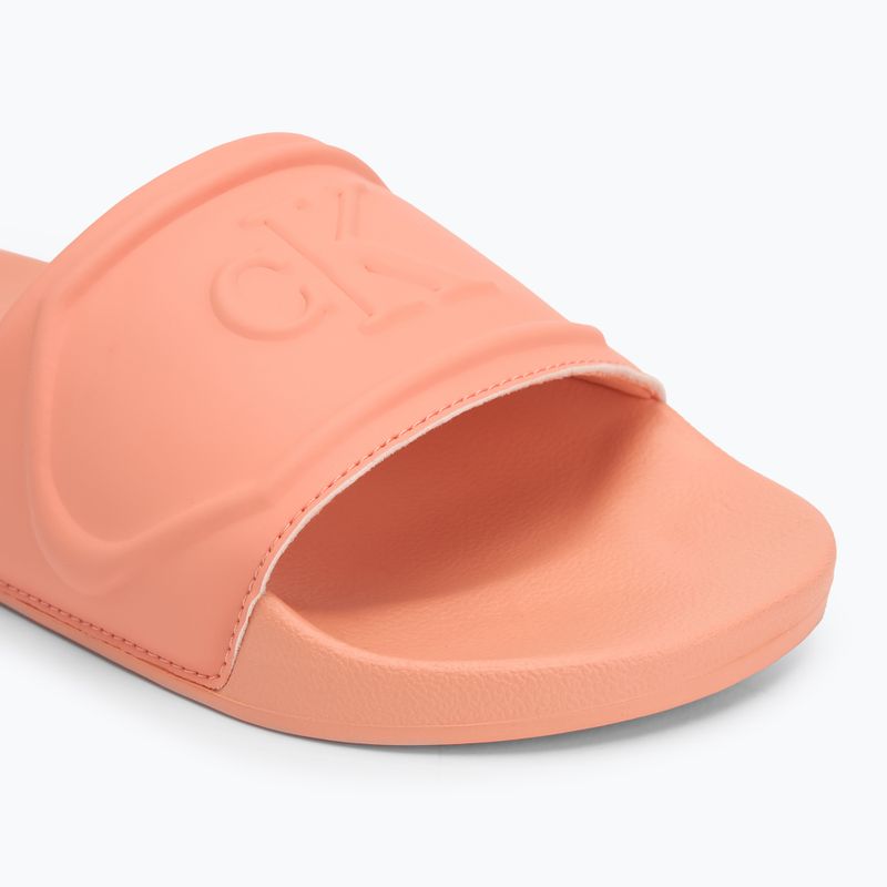 Moteriškos šlepetės Calvin Klein YW0YW01879 Pu Hf Mg powder orange 7