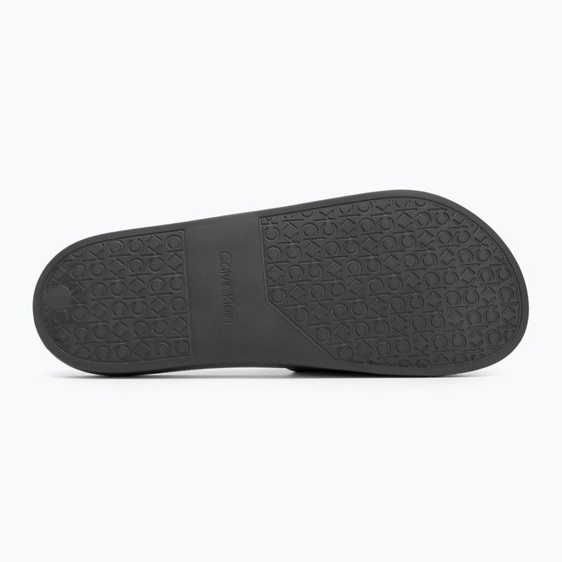 Calvin Klein vyriškos šlepetės HM0HM00455 Pool Slide Rubber dark olive 4