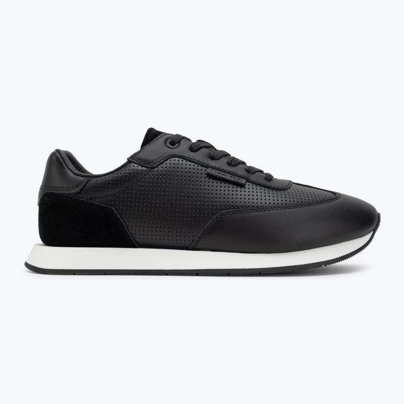 Vyriški batai Calvin Klein HM0HM01871 Low Prof Runn Laceup Perf Lth Black/Bright White 2