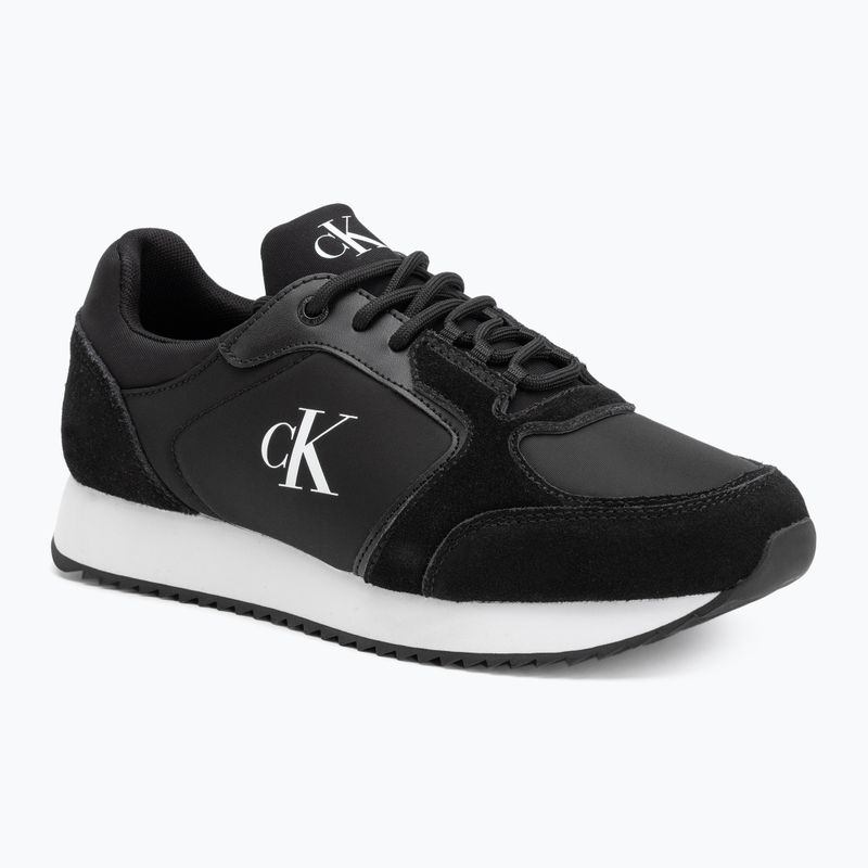 Vyriški batai Calvin Klein YM0YM01326 Retro Runner Sock Lace Up Ny-Su Calvin Navy/Bright White/Gum